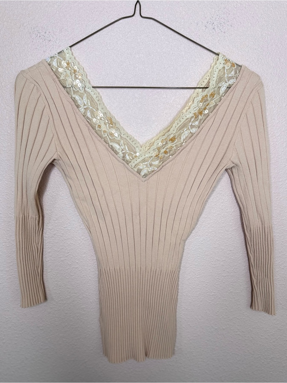 Y2k Cache sequins knit top - Picture 6 of 6